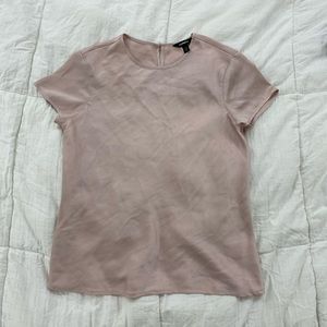 Express Satin Pale Pink Top